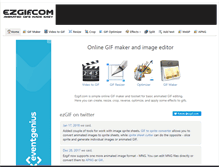 Tablet Screenshot of ezgif.com